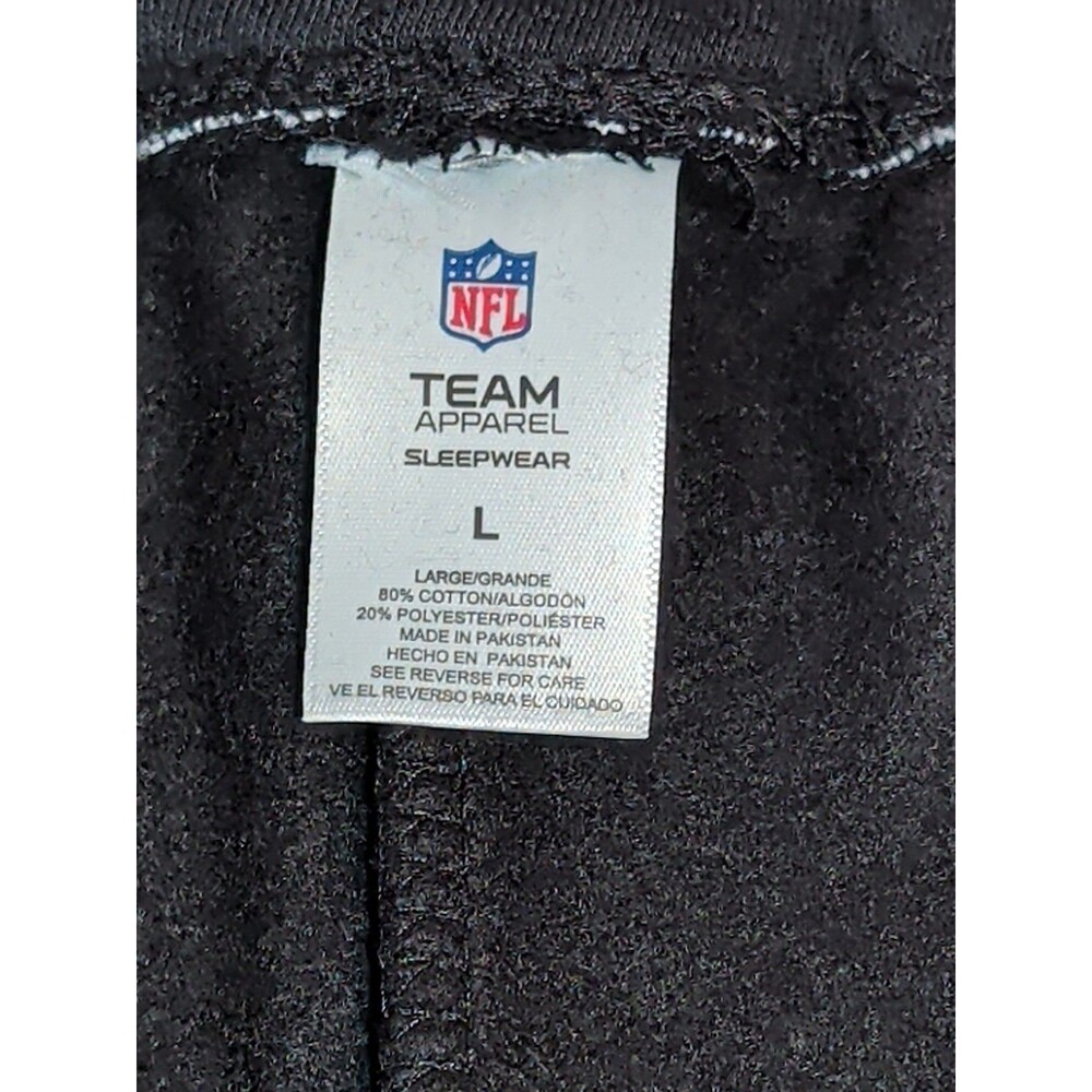 NFL Carolina Panthers Men's L Joggers Sweatpants Black NWT Licensed Fan Gear - Picture 5 of 7